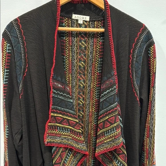 Boho Chic Multicolor Cardigan/Jacket - Picture 2 of 8